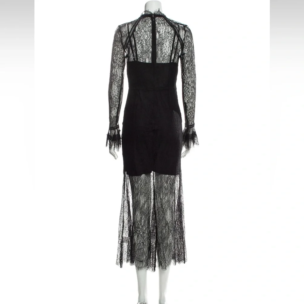 Nicholas Black Lace Evening Dress - Picture 4 of 5